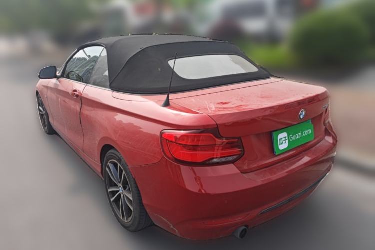 Used BMW 2 Series 2018 220i Convertible Coupe Sports Design Package Rear Left 45 Deg