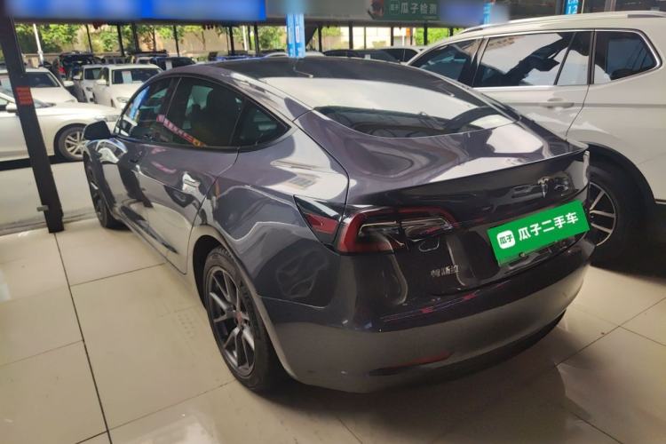 Used Tesla Model 3 2021 Revised Version Standard Range Rear-Wheel Drive Upgraded Edition 3D1 Rear Left 45 Deg