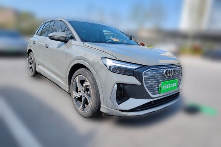 Used Audi Q4 e-tron 2024 40 e-tron Boundary Edition Front Right 45 Deg