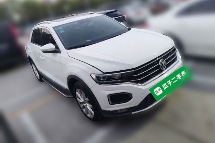 Used Volkswagen T-ROC 2019 230TSI DSG Two-Wheel-Drive Advanced Version China VI Standard Front Right 45 Deg