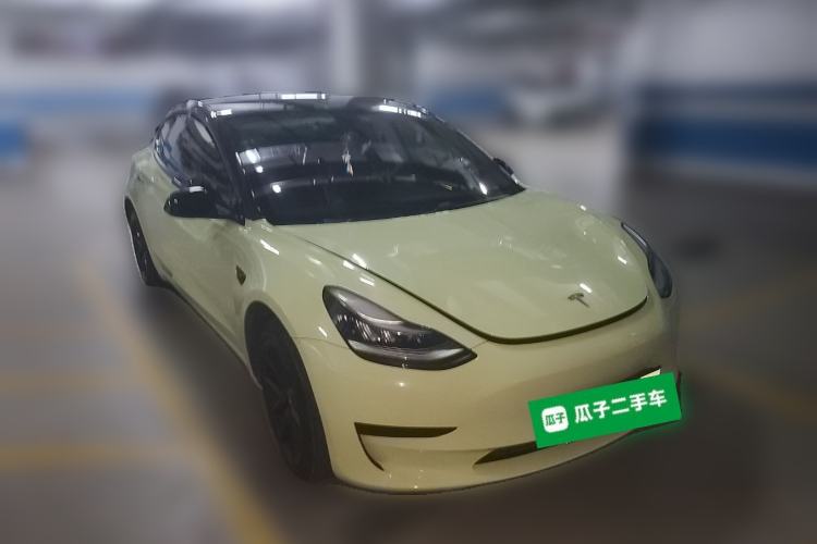 Used Tesla Model 3 2019 Standard Range Rear-Drive Upgraded Version Front Right 45 Deg