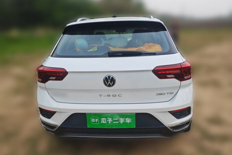 Used Volkswagen T-ROC 2021 280TSI DSG Two-Wheel Drive Comfort Connect Edition Rear