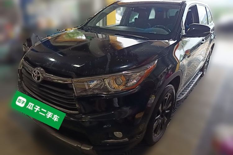 Used Toyota Highlander 2017 2.0T Four-Wheel Drive Black Edition Limited Model