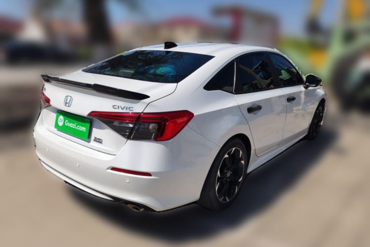 Used Honda Civic 2022 240TURBO CVT Dynamic Edition Rear Right 45 Deg