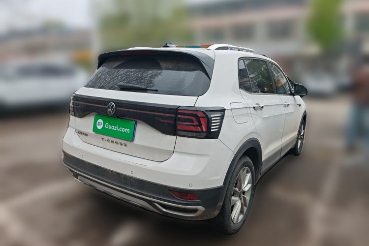 Used Volkswagen T-Cross 2021 1.5L Automatic Comfort Edition Rear Right 45 Deg