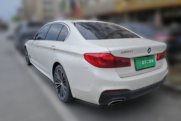 Used BMW 5 Series 2020 530Li Leading Model M Sport Package Rear Left 45 Deg