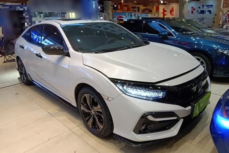 Used Honda Civic 2021 HATCHBACK 220TURBO CVT Trendy Cool Edition Front Right 45 Deg