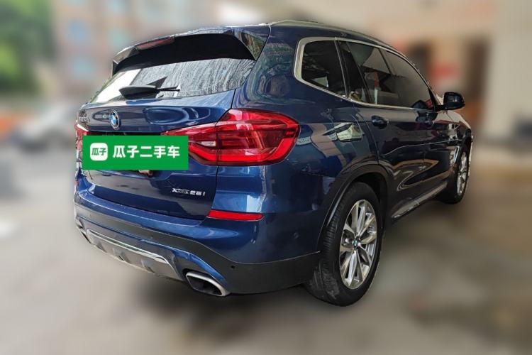 Used BMW X3 2020 xDrive25i Luxury Package Rear Right 45 Deg