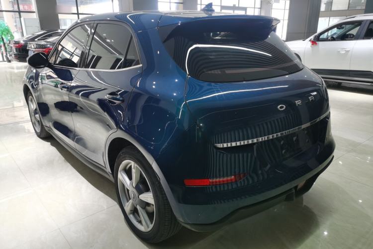 Used ORA Good Cat 2022 Morandi Edition 400km Standard Range Luxury Version Lithium-Ion Battery Rear Left 45 Deg