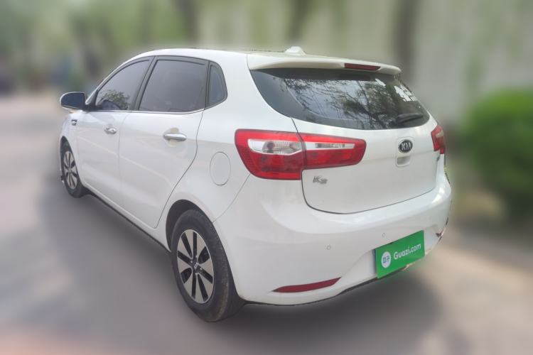 Used Kia K2 2012 Hatchback 1.4L Automatic Cool Edition Rear Left 45 Deg