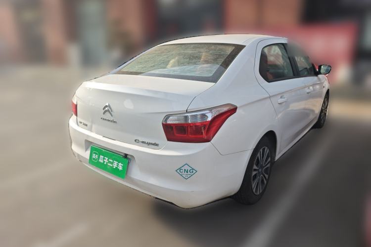 Used Citroen Elysee 2014 1.6L Manual Fashion Model CNG Rear Right 45 Deg