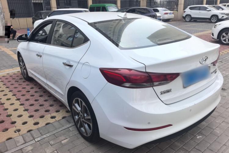Used Hyundai Elantra (6th Generation / Lingdong) 2016 1.6L Automatic ZhiXuan – Elite Version Rear Left 45 Deg