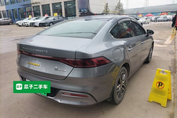 Used BYD Qin PLUS 2021 EV 400KM Luxury Model Rear Right 45 Deg