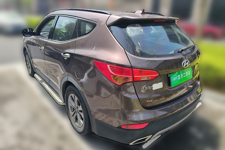 Used Hyundai Santa Fe 2015 2.0T Automatic Two-Wheel Drive Smart Version 5 Seats Rear Left 45 Deg