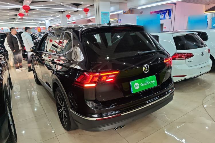 Used Volkswagen Tiguan L 2019 Updated Version 330TSI Automatic Two-Wheel Drive Panoramic Comfort Edition China VI Standard Rear Left 45 Deg