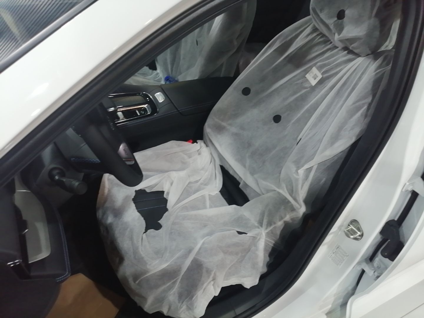 Vordere Reihe im Auto