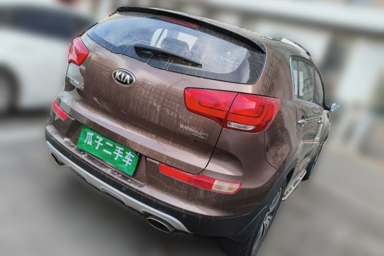 Used Kia Sportage R 2015 2.0L Automatic Two-Wheel Drive DLX Model Rear Right 45 Deg