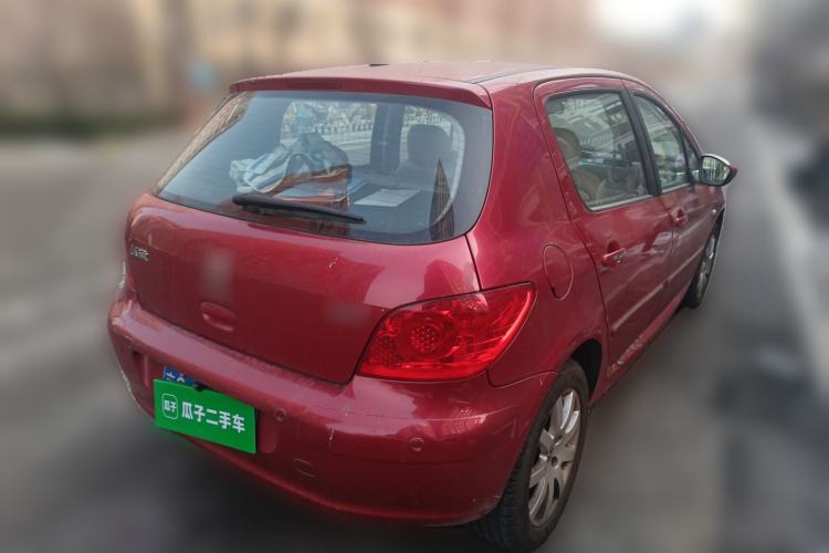 Used Peugeot 307 2013 Hatchback 1.6L Automatic Comfort Edition Rear Right 45 Deg