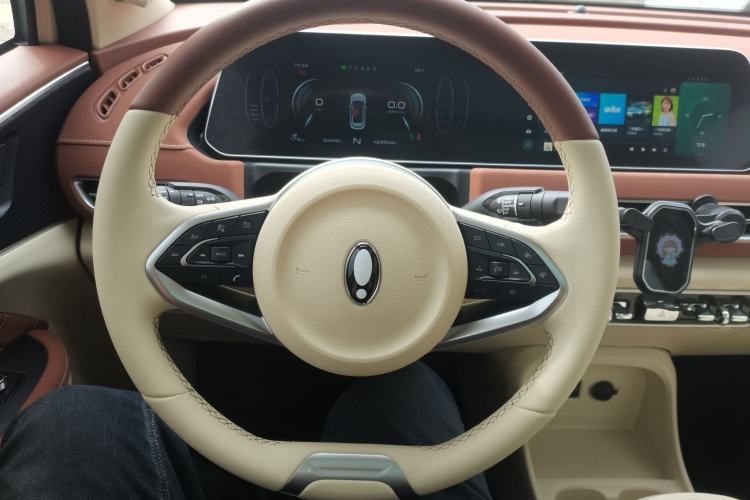 Used ORA Good Cat 2021 400km Standard Range Athena Edition Lithium Iron Phosphate Steering Wheel