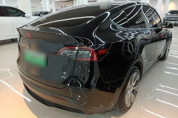 Used Tesla Model Y 2021 Standard Range Rear-Wheel Drive Version Rear Right 45 Deg