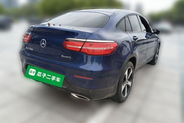 Used Mercedes-Benz GLC Coupe 2017 GLC 200 4MATIC Coupe SUV Rear Right 45 Deg