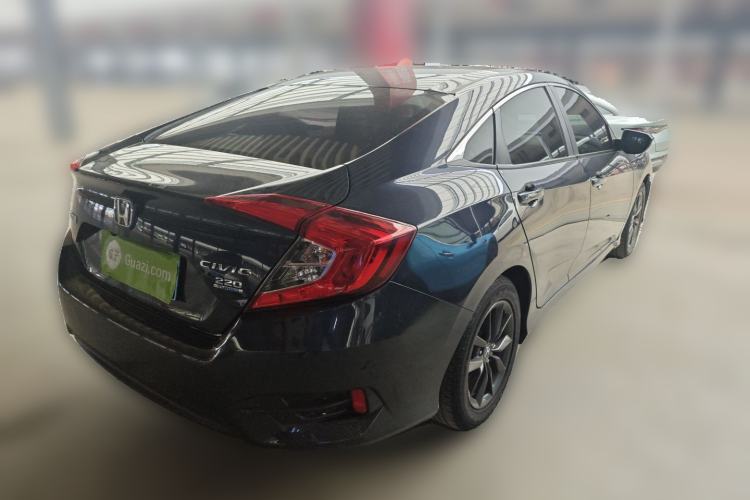 Used Honda Civic 2019 220TURBO CVT Dynamic Edition China VI Rear Right 45 Deg
