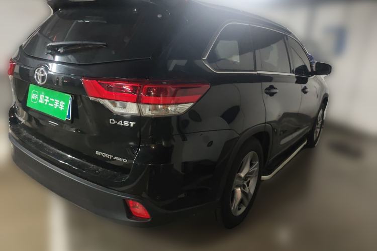 Used Toyota Highlander 2021 2.0T Four-Wheel Drive Prestige Version 7 Seats Rear Right 45 Deg