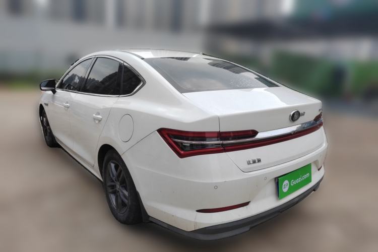 Used BYD Qin Pro 2019 Super Edition 1.5TI Automatic Smart Connect FENGSHANG Model China VI Standard Rear Left 45 Deg