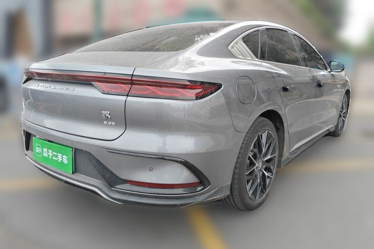 Used BYD Han 2022 EV Genesis Edition 610KM All-Wheel Drive Premium Model Rear Right 45 Deg