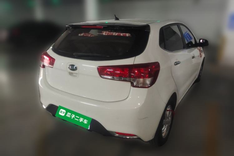 Used Kia K2 2015 Hatchback 1.4L AT GLS Cool Edition Rear Right 45 Deg