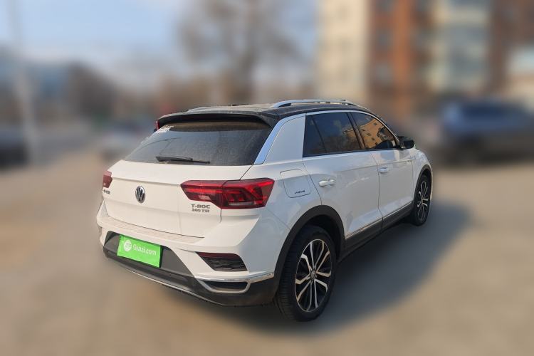 Used Volkswagen T-ROC 2018 280TSI DSG Two-Wheel Drive Luxury Version China VI Standard Rear Right 45 Deg