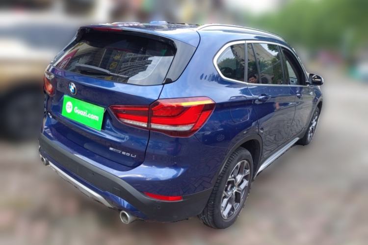 Used BMW X1 2022 sDrive20Li Luxury Model Rear Right 45 Deg
