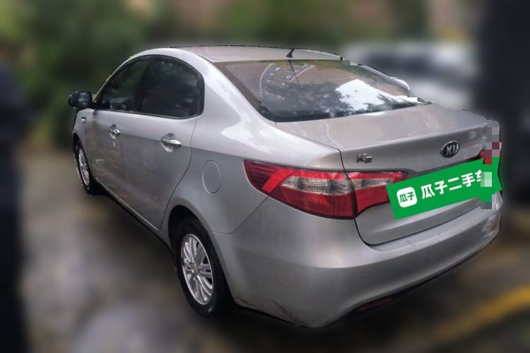 Used Kia K2 2012 Sedan 1.4L MT GLS Commemorative Edition Rear Left 45 Deg