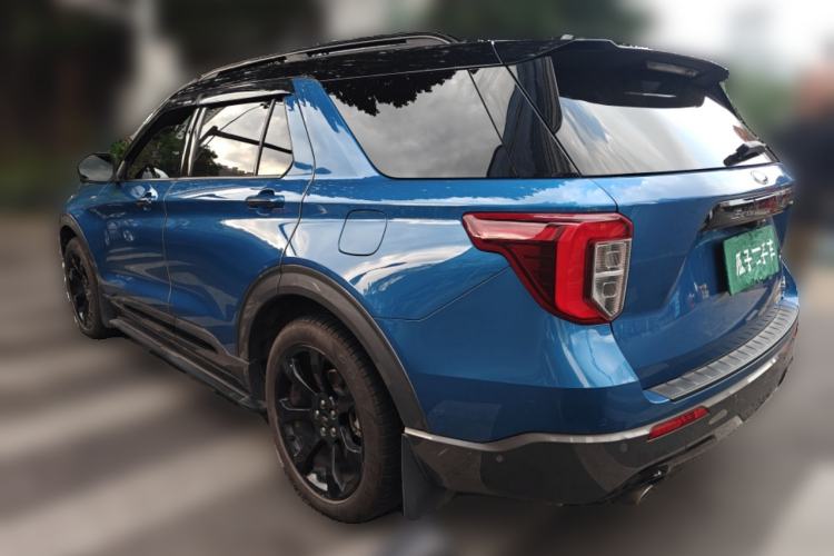 Used Ford Explorer 2020 EcoBoost 285 Four-Wheel Drive Sport Edition ST-LINE 7-Seater Rear Left 45 Deg