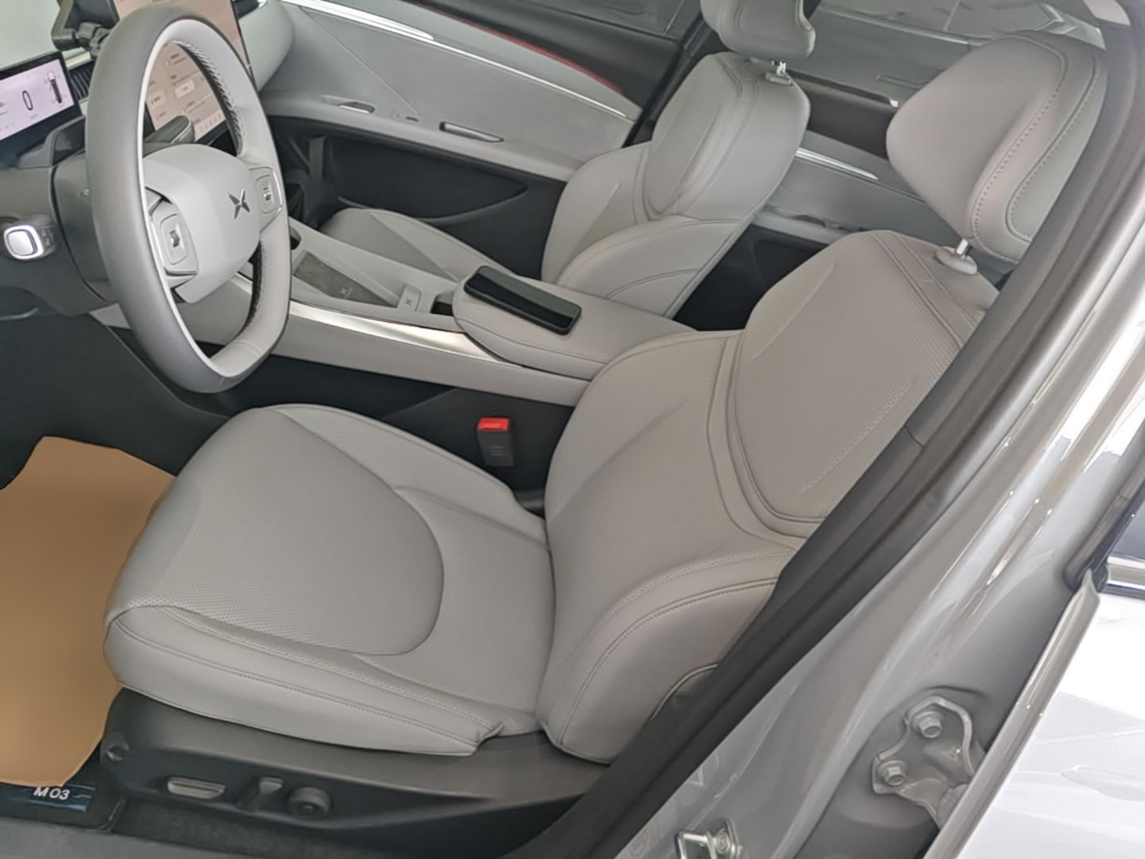 Vordere Reihe im Auto