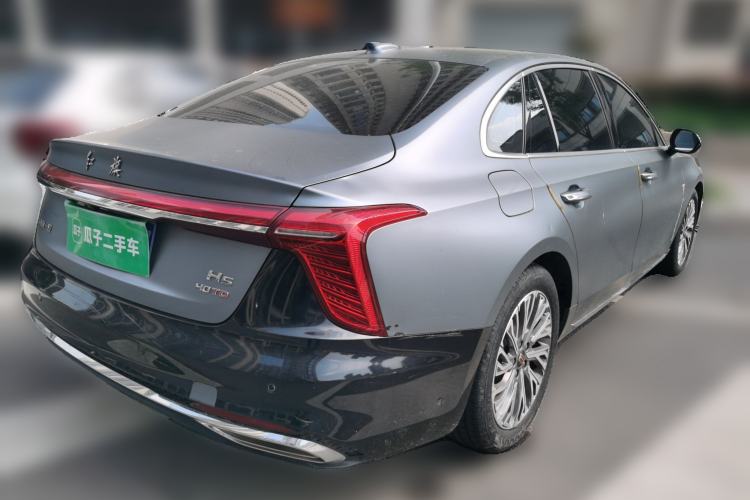 Used Hongqi H5 2023 2.0T Automatic Smart Connect Flagship Edition Rear Right 45 Deg