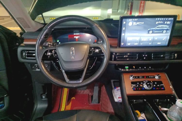 Used Lincoln Aviator 2021 3.0T V6 Four-Wheel Drive Luxury Edition Steering Wheel