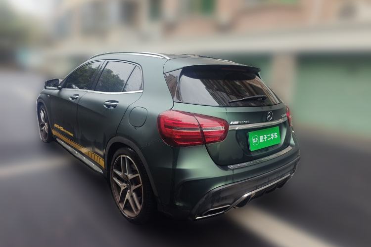 Used Mercedes-Benz GLA AMG 2017 Facelifted AMG GLA 45 4MATIC Rear Left 45 Deg