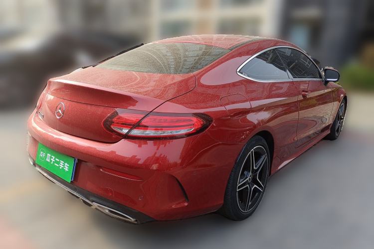 Used Mercedes-Benz C-Class 2019 C 260 Coupe Rear Right 45 Deg