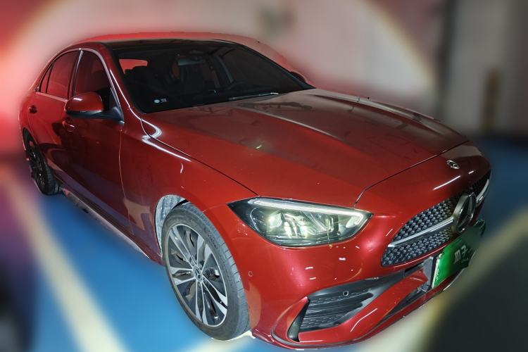 Used Mercedes-Benz C-Class New Energy 2024 C 350 eL Front Right 45 Deg