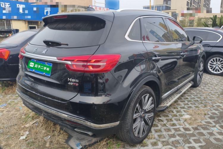 Used Hongqi HS5 2022 Facelifted Version 2.0T Smart Connect Flagship All-Wheel-Drive Edition Rear Right 45 Deg