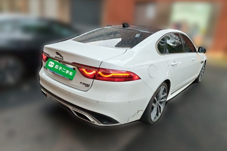 Used Jaguar XFL 2024 2.0T P300 Four-Wheel Drive Flagship Sport Gold Edition Rear Right 45 Deg