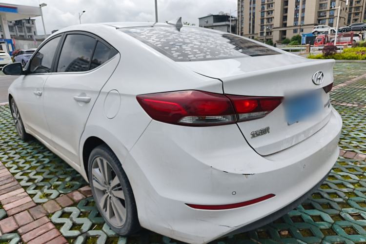Used Hyundai Elantra (6th Generation / Lingdong) 2016 1.6L Automatic ZhiXuan – Elite Version Rear Left 45 Deg