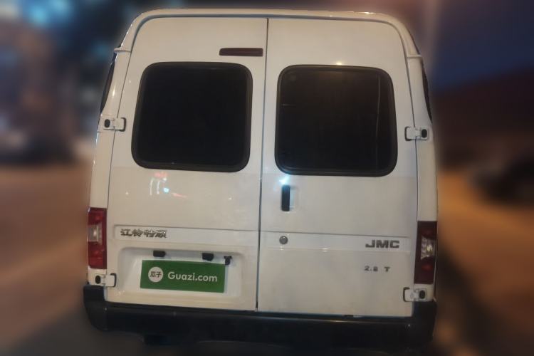 Used JMC Transit 2019 2.8T Commercial Version Long Wheelbase Mid-Roof 6-Seater Rear Single Tire China VI Emission Standard – JX493 Rear