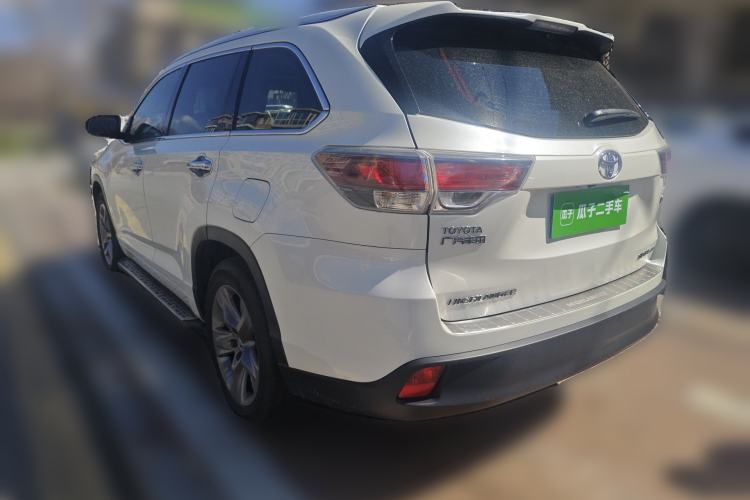 Used Toyota Highlander 2015 2.0T Four-Wheel Drive Luxury Edition 7-Seater Rear Left 45 Deg