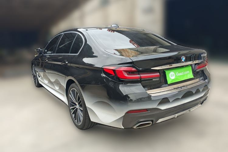 Used BMW 5 Series 2022 530Li Leading Model M Sport Package Rear Left 45 Deg