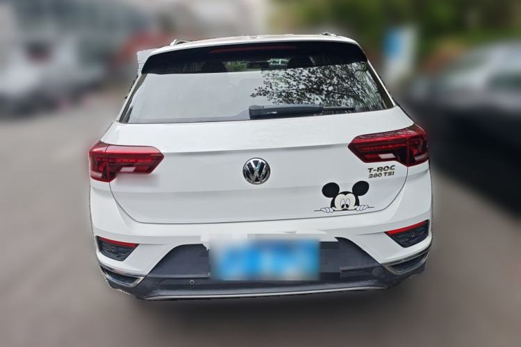 Used Volkswagen T-ROC 2018 280TSI DSG Two-Wheel-Drive Comfort Version China V Standard Rear