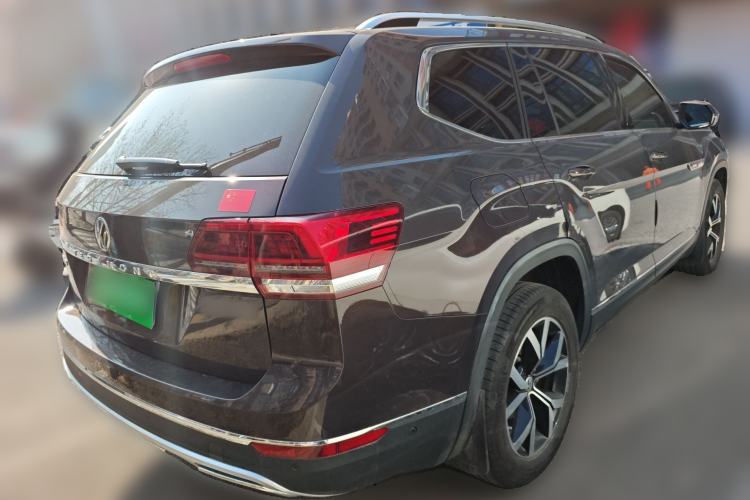 Used Volkswagen Teramont 2017 380TSI Four-Wheel Drive Luxury Edition Rear Right 45 Deg