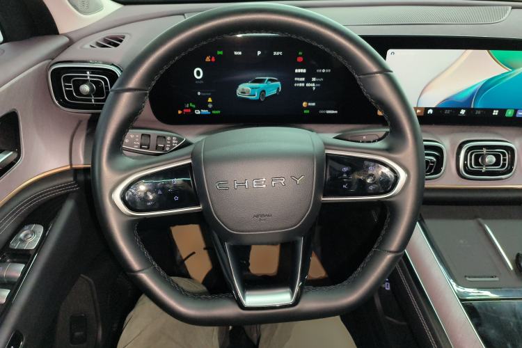 Used Chery Tiggo 9 C-DM 2025 1.5T 106KM Ultra-Comfort Edition 5 Seats Lithium-NMC Steering Wheel