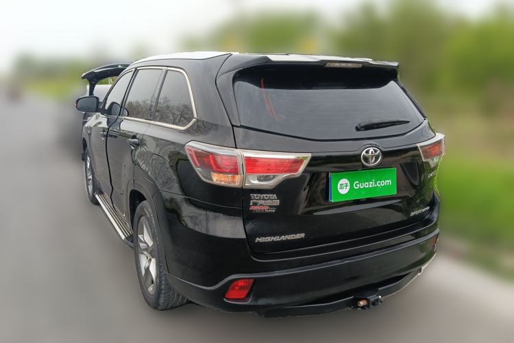 Used Toyota Highlander 2015 2.0T Four-Wheel Drive Luxury Edition 7-Seater Rear Left 45 Deg